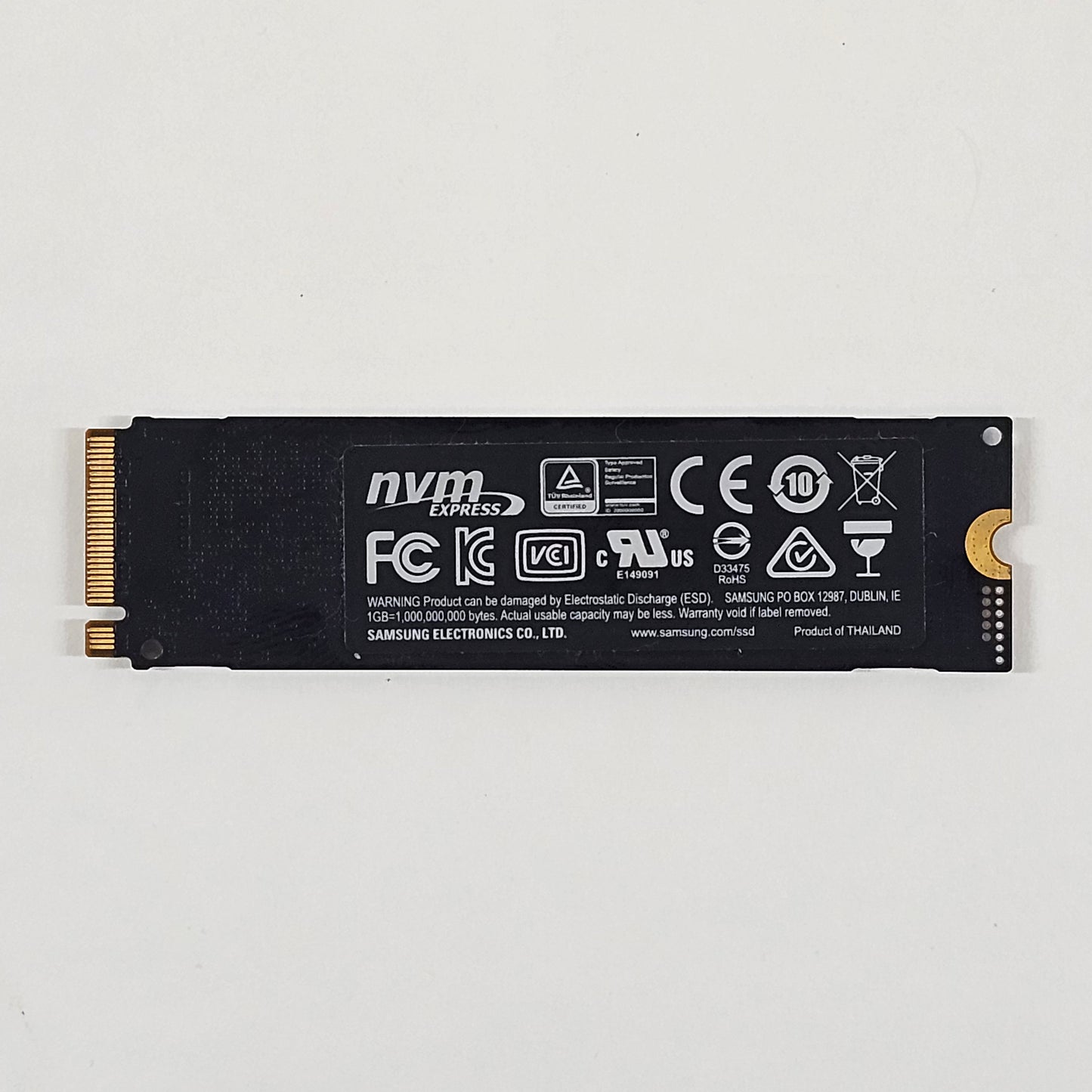 Samsung 2280mm 970 EVO Plus 1TB M.2 NVMe Gen 3.0 x 4 SSD MZ-V7S1T0