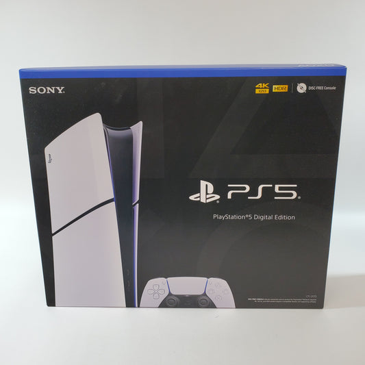 New Sony PlayStation 5 Slim Digital Ed PS5 1TB Black Console System CFI-2015