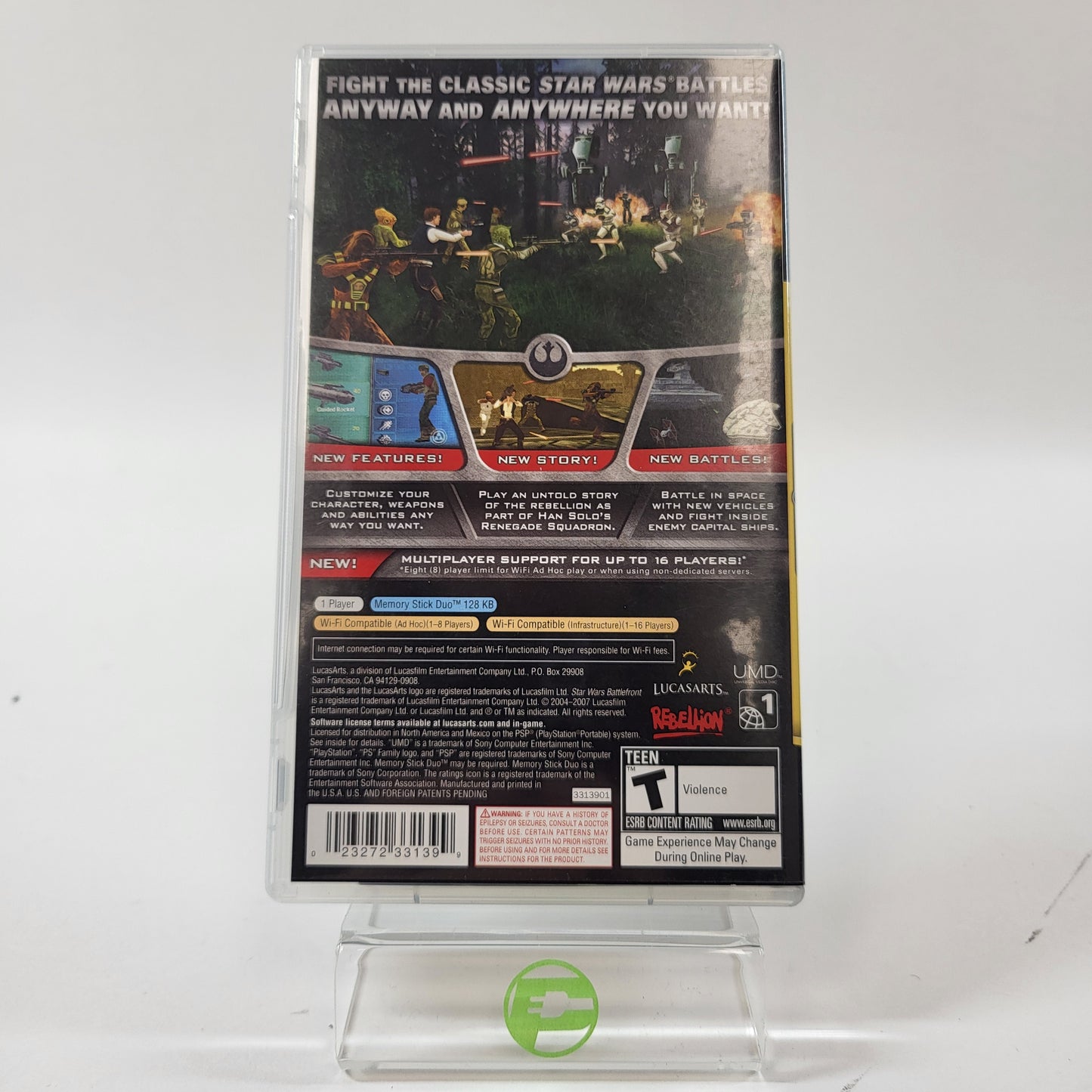 Star Wars Battlefront Renegade Squadron (Sony PlayStation Portable PSP, 2007)