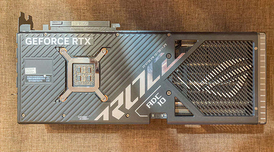 High-performance graphics card shown in store at PayMore Milford