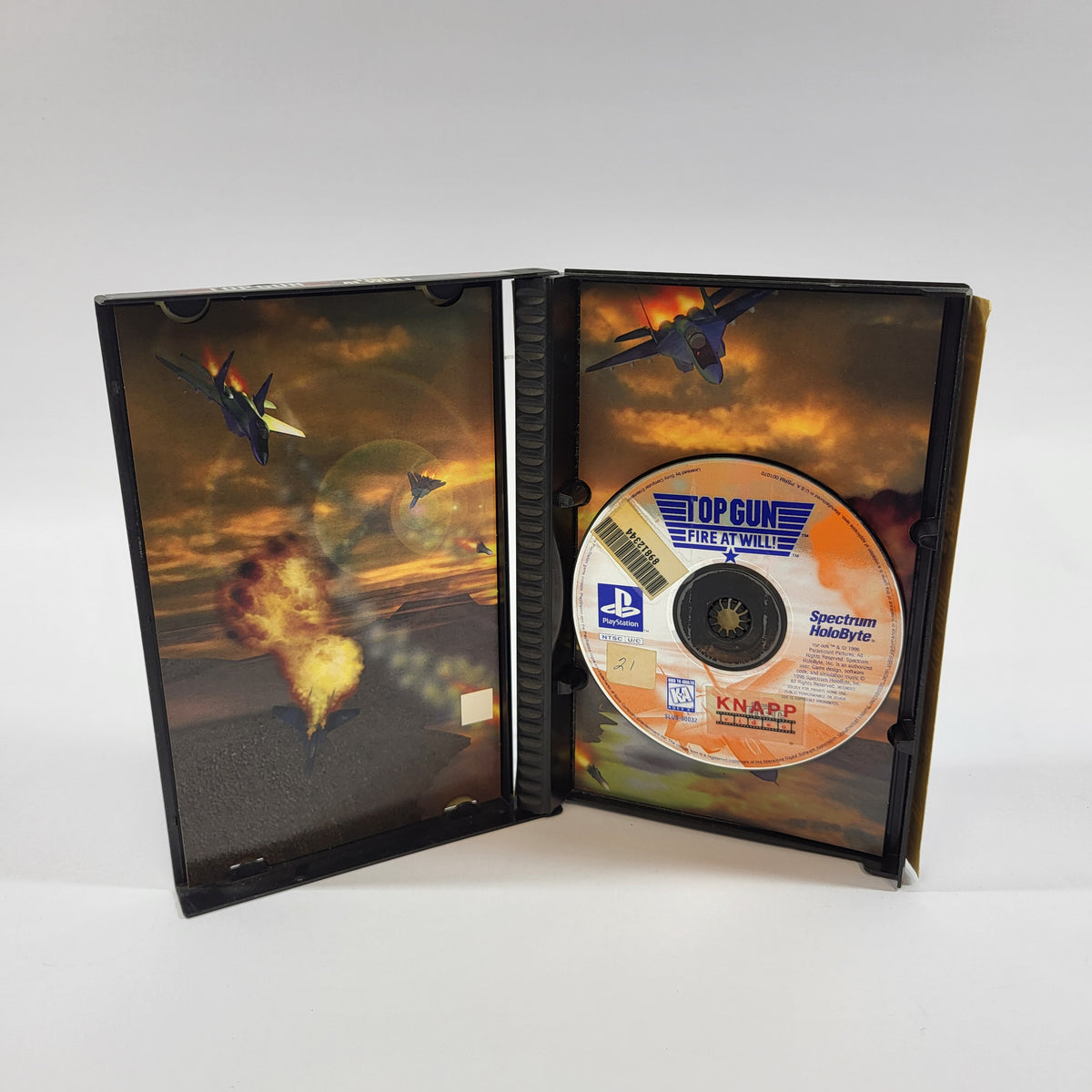 Top Gun Fire at Will [Long Box] (Sony PlayStation 1 PS1, 1996)