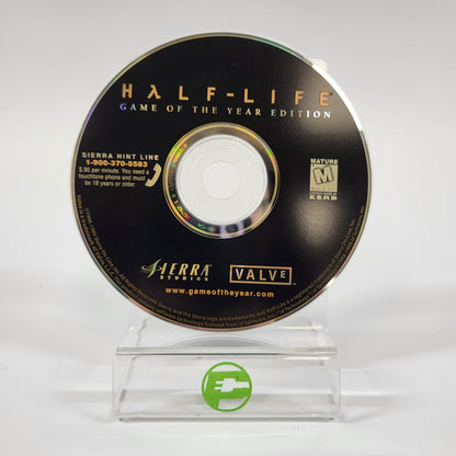 Half-Life [Game of the Year Edition] (PC, 1990) CD ROM Only