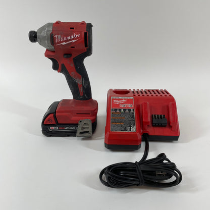 Milwaukee 3650-20 M18 18V 1/4" Compact Brushless Hex Impact Driver