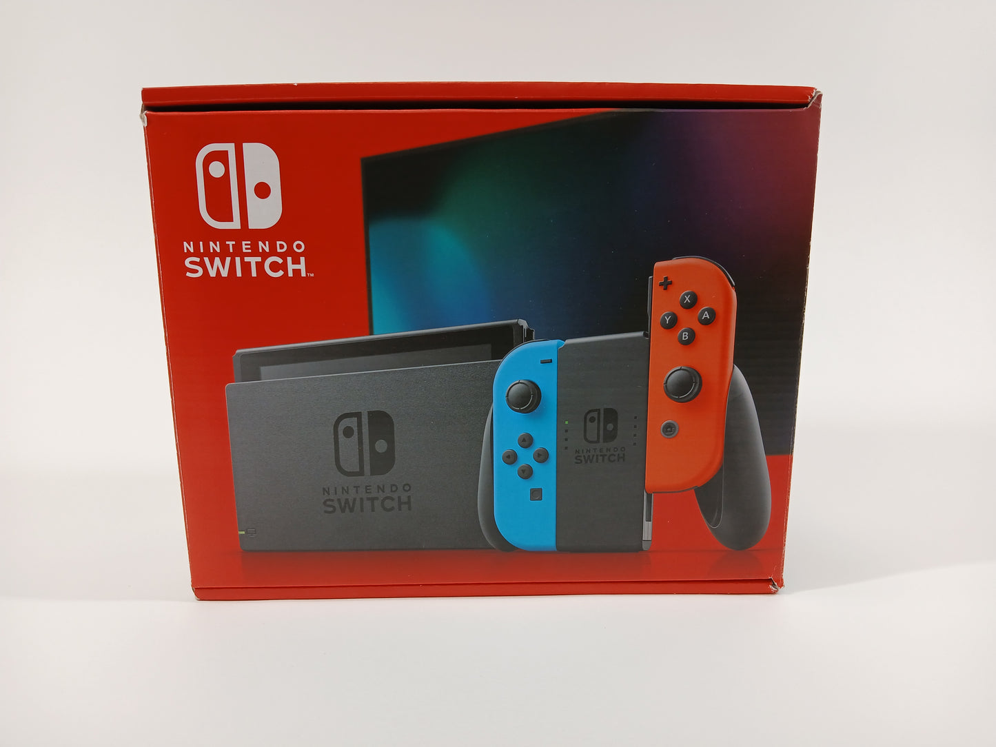 Nintendo Switch v2 Video Game Console HAC-001(-01) Red/Blue