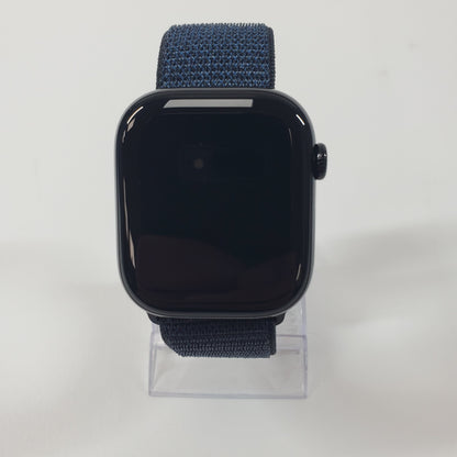 GPS Only Apple Watch Series 10 46MM Jet Black Aluminum Ink Sport Loop MWWR3LW/A