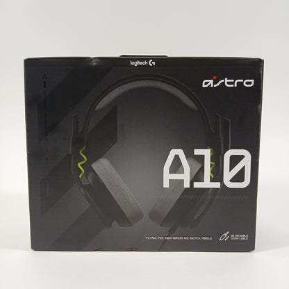 New Logitech Astro A10 Gen 2 Gaming Headset Black 650-041443 008