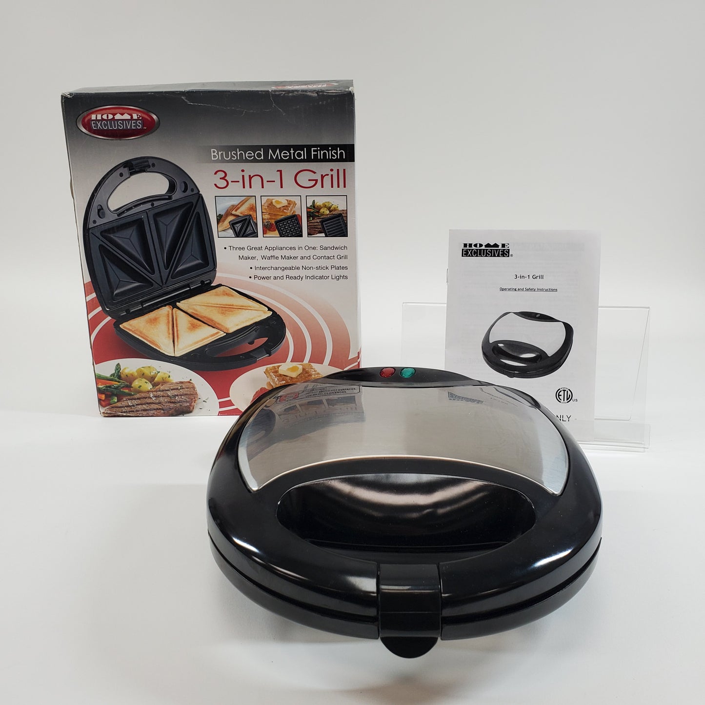 New Home Exclusives 3 In 1 Grill LW-082N