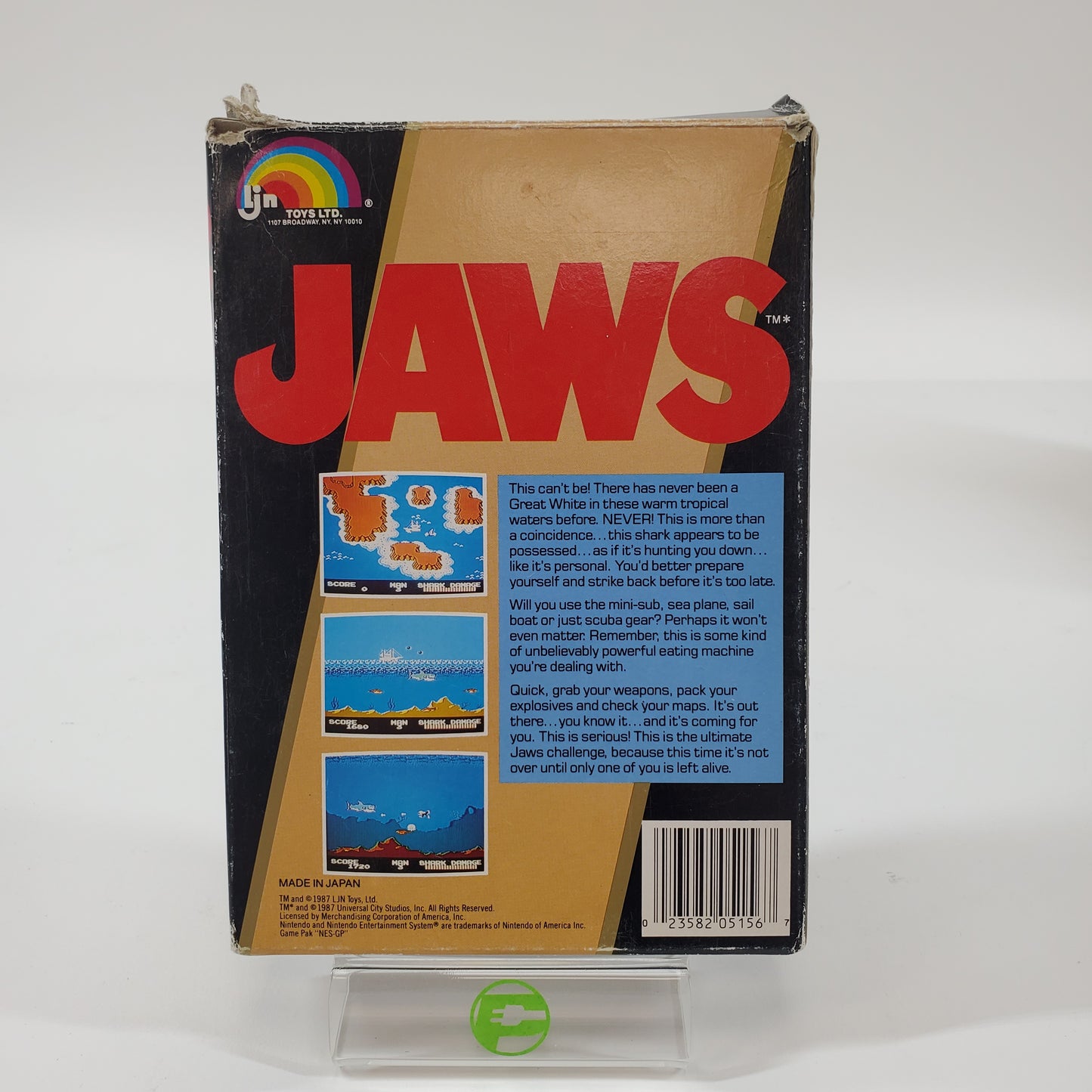 Jaws (Nintendo NES,  1987) Complete