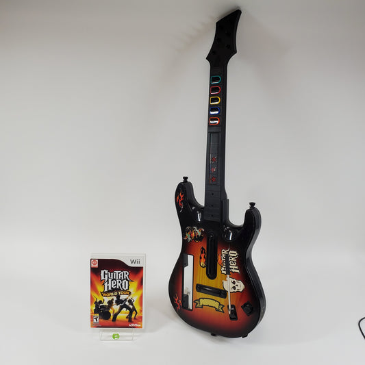 Red Octane Guitar Hero Controller Sunburst 95455.805 For Nintendo Wii