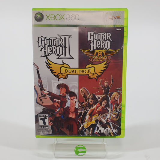 Guitar Hero II & Guitar Hero Aerosmith Dual Pack (Microsoft Xbox 360, 2008)