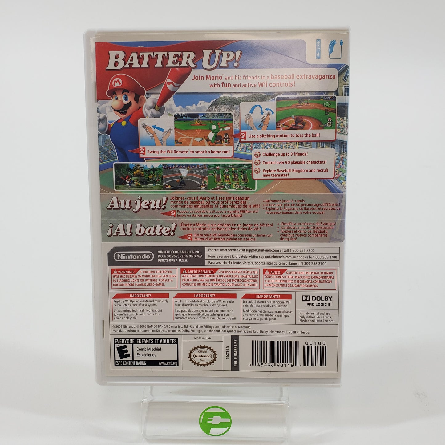 Mario Super Sluggers (Nintendo Wii, 2008)