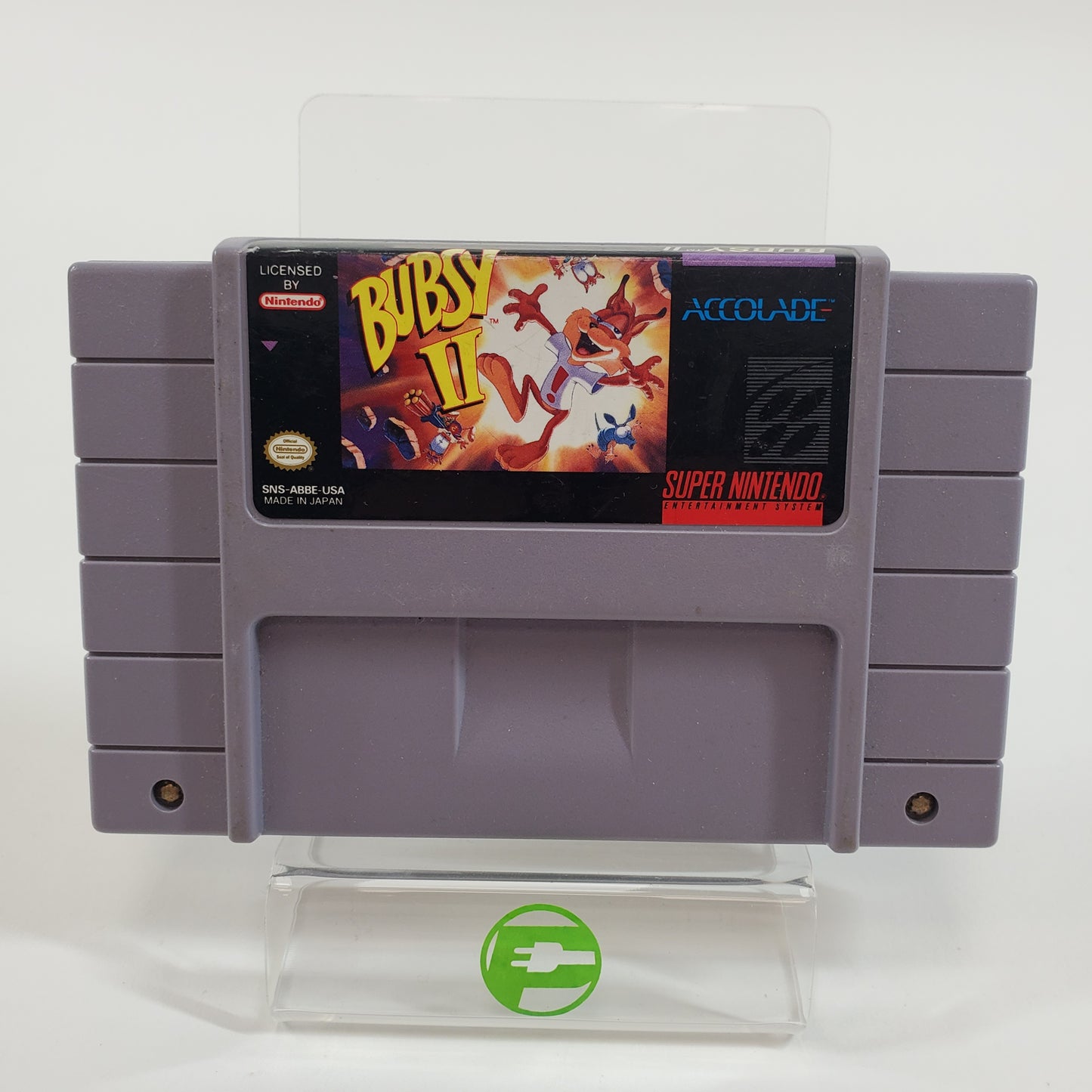 Bubsy II (Super Nintendo SNES, 1994) Cartridge Only