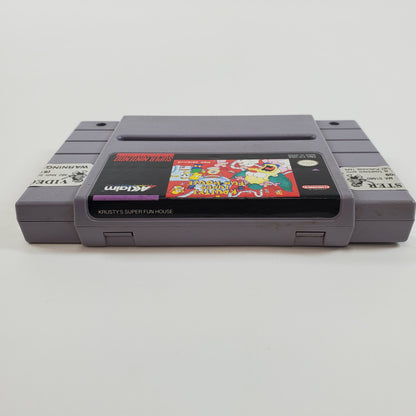 Krusty's Super Fun House (Super Nintendo SNES, 1992) Cartridge Only