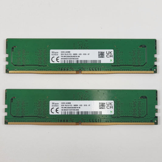 SK Hynix Korea 16GB (2x8GB) RAM DDR5 5600MHz HMCG66AGUBUA081N BA