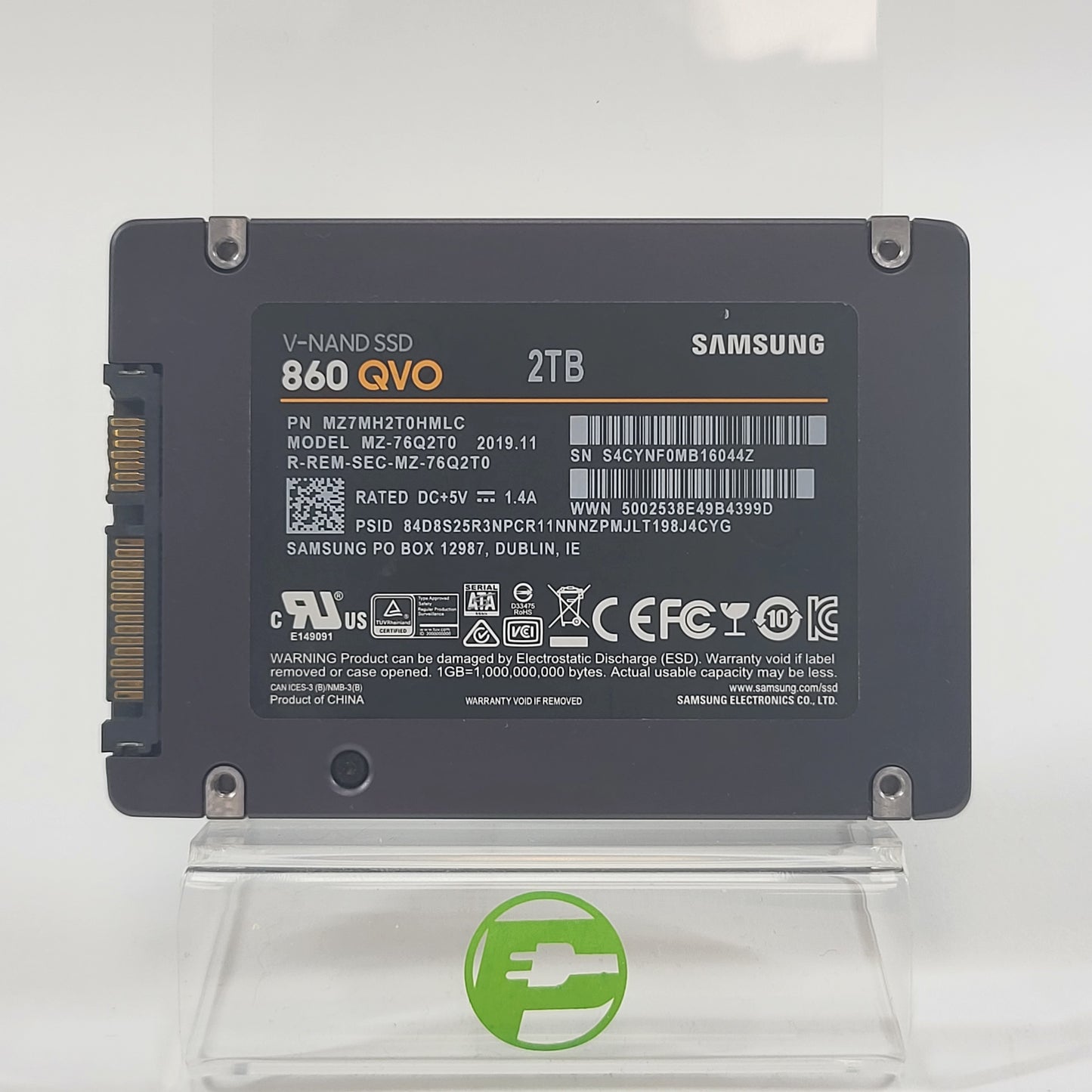 Samsung 2.5" 860 QVO 2TB SATA III SSD MZ-76Q2T0