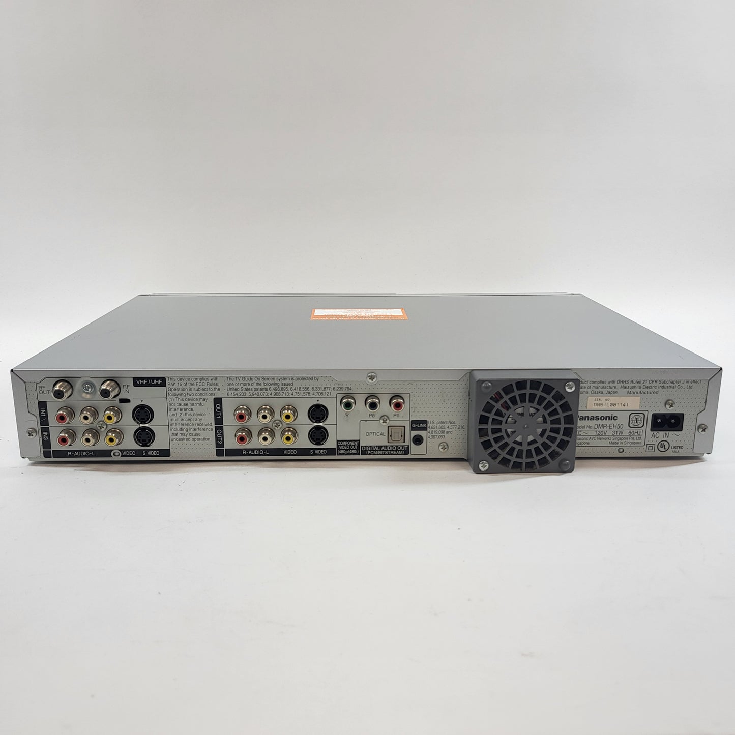 Panasonic  DVD Audio Progressive Scan HDD and DVD Recorder DMR-EH50