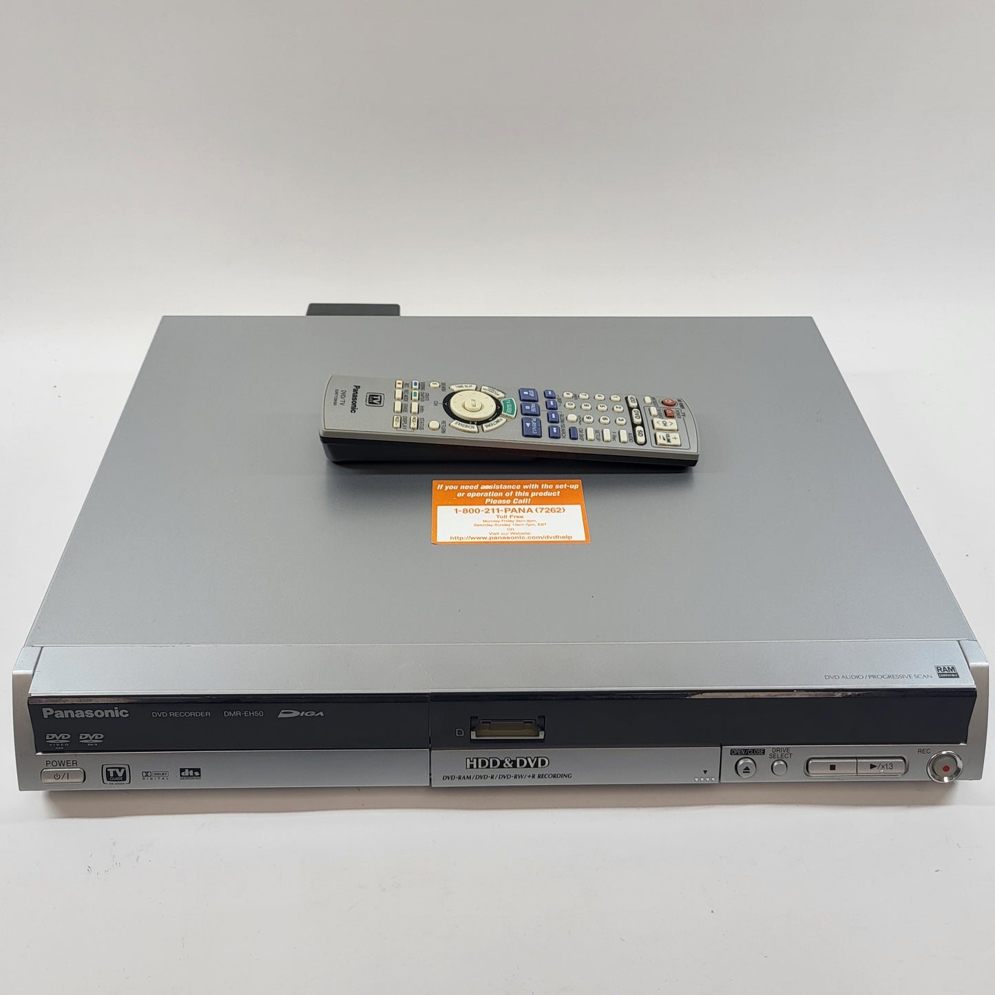 Panasonic  DVD Audio Progressive Scan HDD and DVD Recorder DMR-EH50