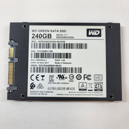 Western Digital WD 2.5" WD Green SATA SSD 240GB SATA III 6Gbps SSD