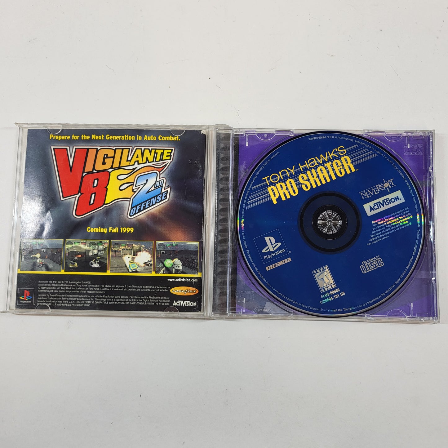 Tony Hawks Pro Skater (Sony PlayStation 1 PS1, 1999)