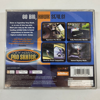 Tony Hawks Pro Skater (Sony PlayStation 1 PS1, 1999)