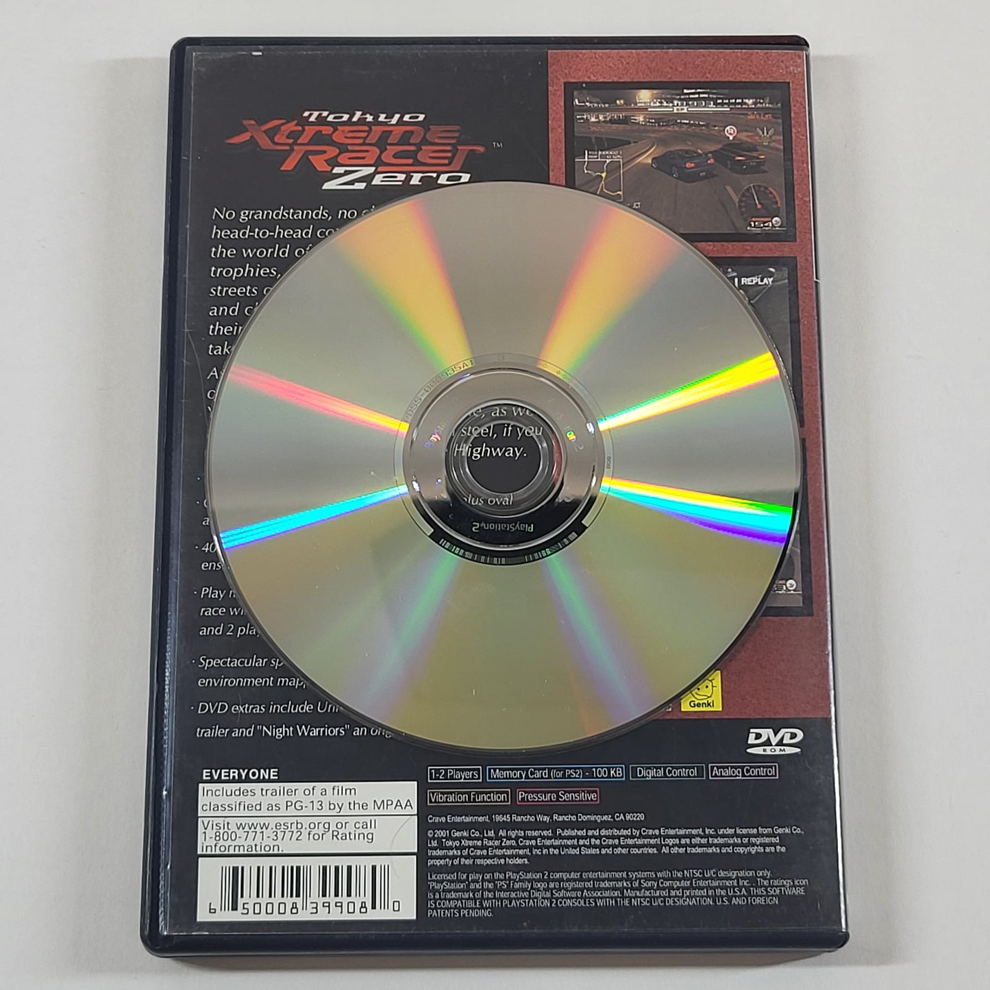 Tokyo Xtreme Racer Zero (Sony PlayStation 2 PS2, 2001)