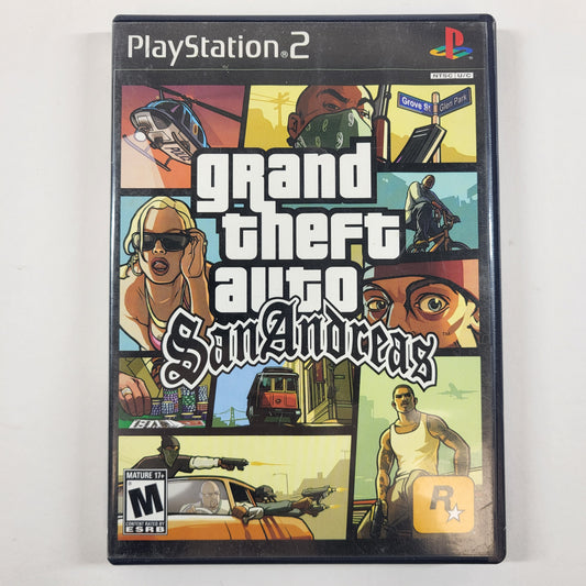 Grand Theft Auto San Andreas (Sony PlayStation 2 PS2, 2004)