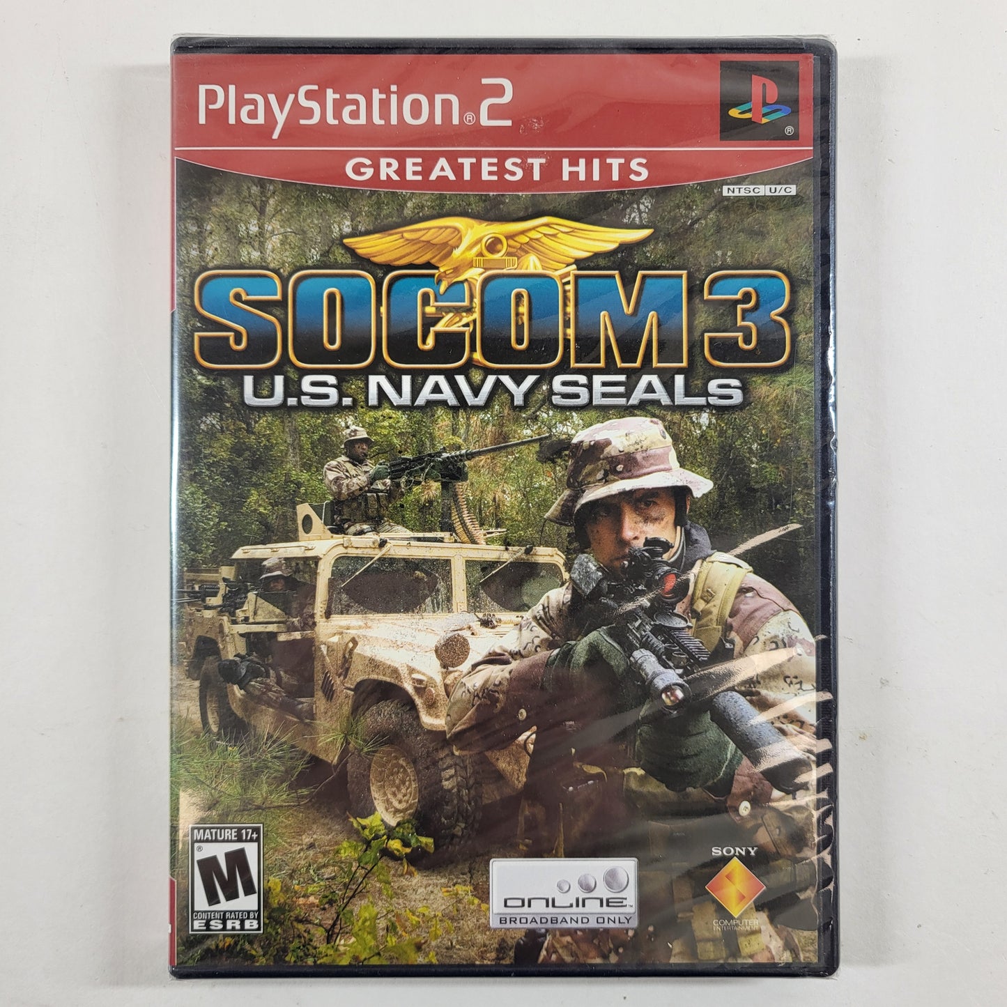 New SOCOM 3 US Navy Seals (Sony PlayStation 2 PS2, 2005)