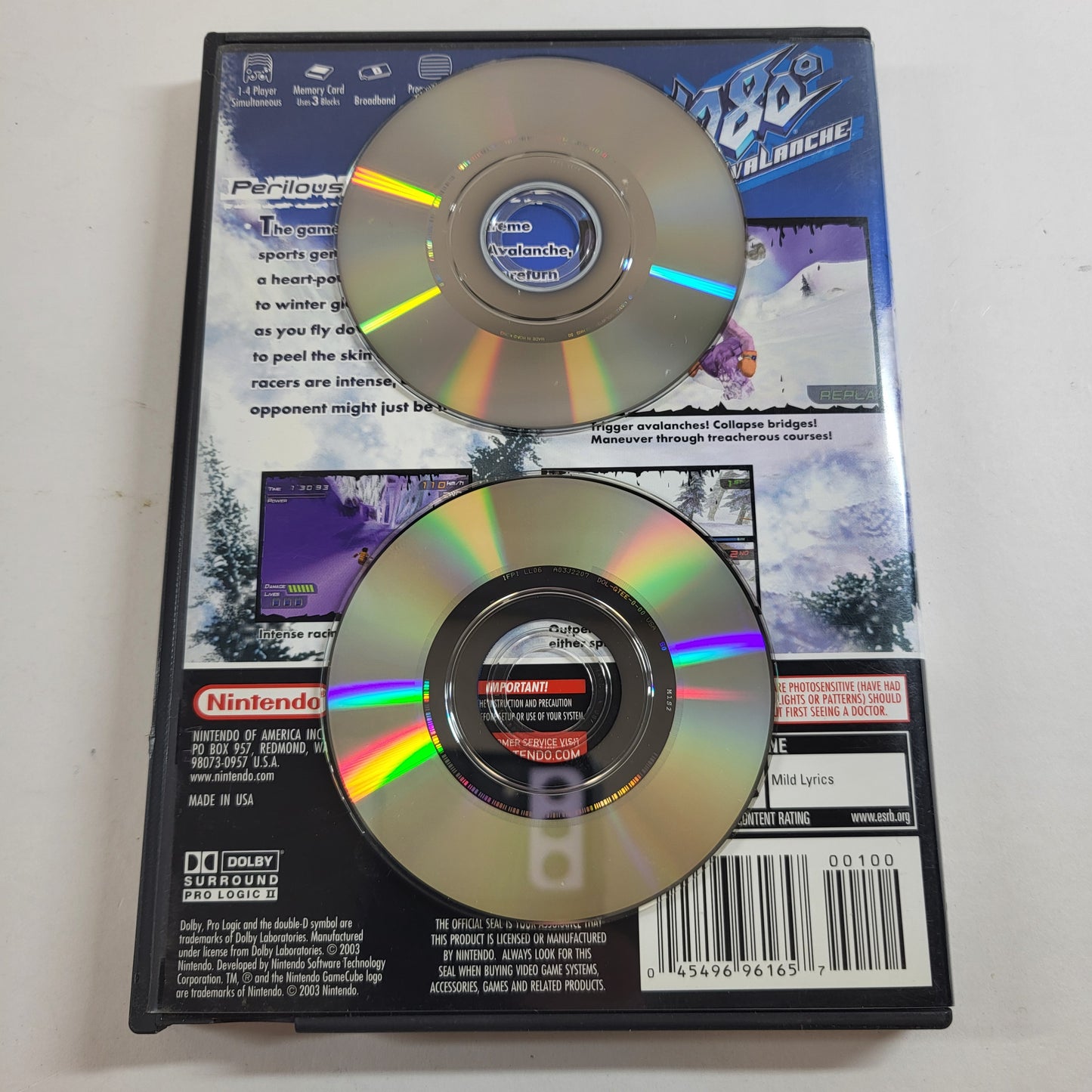 1080 Avalanche [Bonus DVD Bundle] (Nintendo GameCube, 2003)