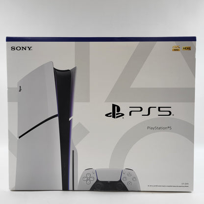 New Open Box Sony PlayStation 5 Slim Disc Edition PS5 1TB White Console 