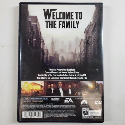 The Godfather (Sony PlayStation 2 PS2, 2006)