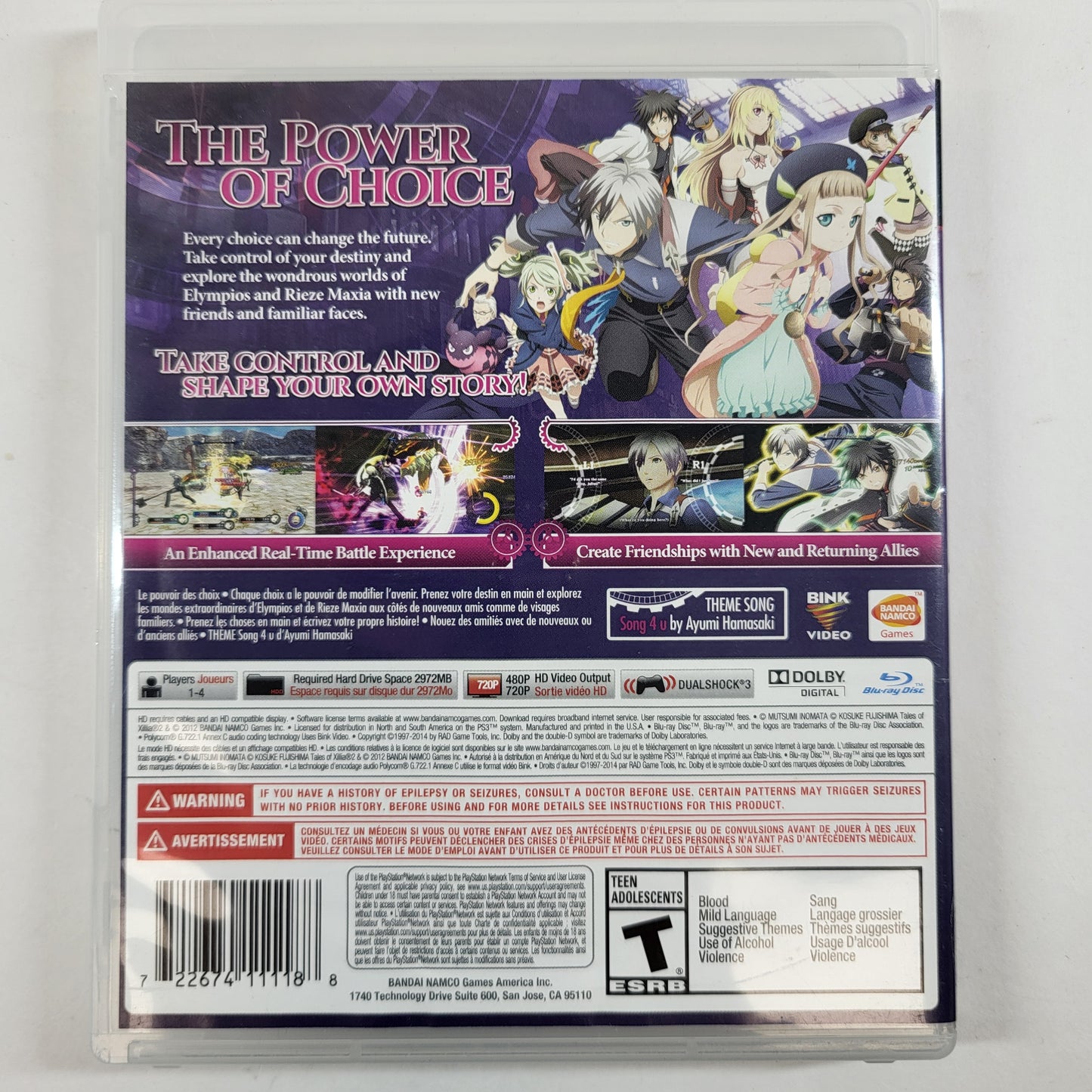 Tales of Xillia 2 (Sony PlayStation 3 PS3, 2014)