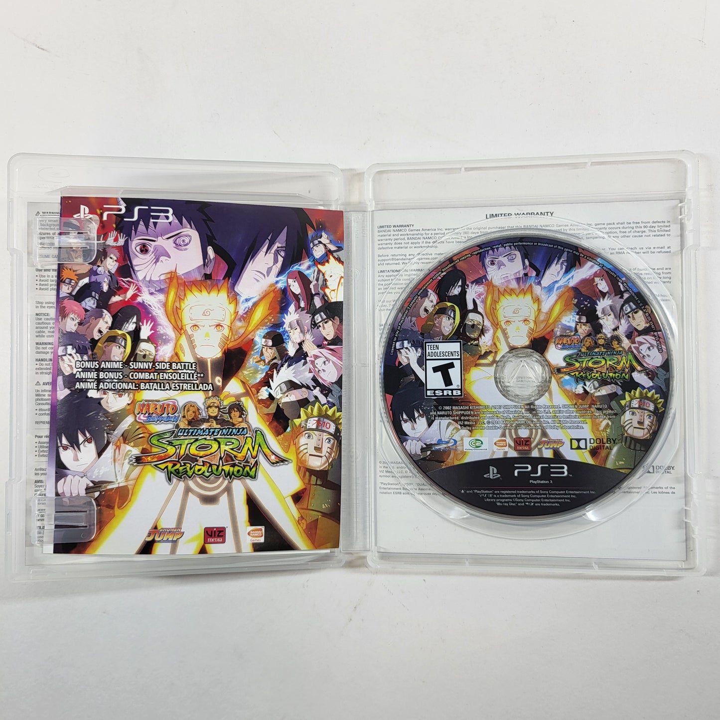 Naruto Shippuden Ultimate Ninja Storm Revolution (Sony PlayStation 3 PS3, 2014)