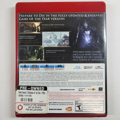 Dark Souls II: Scholar of the First Sin (Sony PlayStation 3 PS3, 2015)