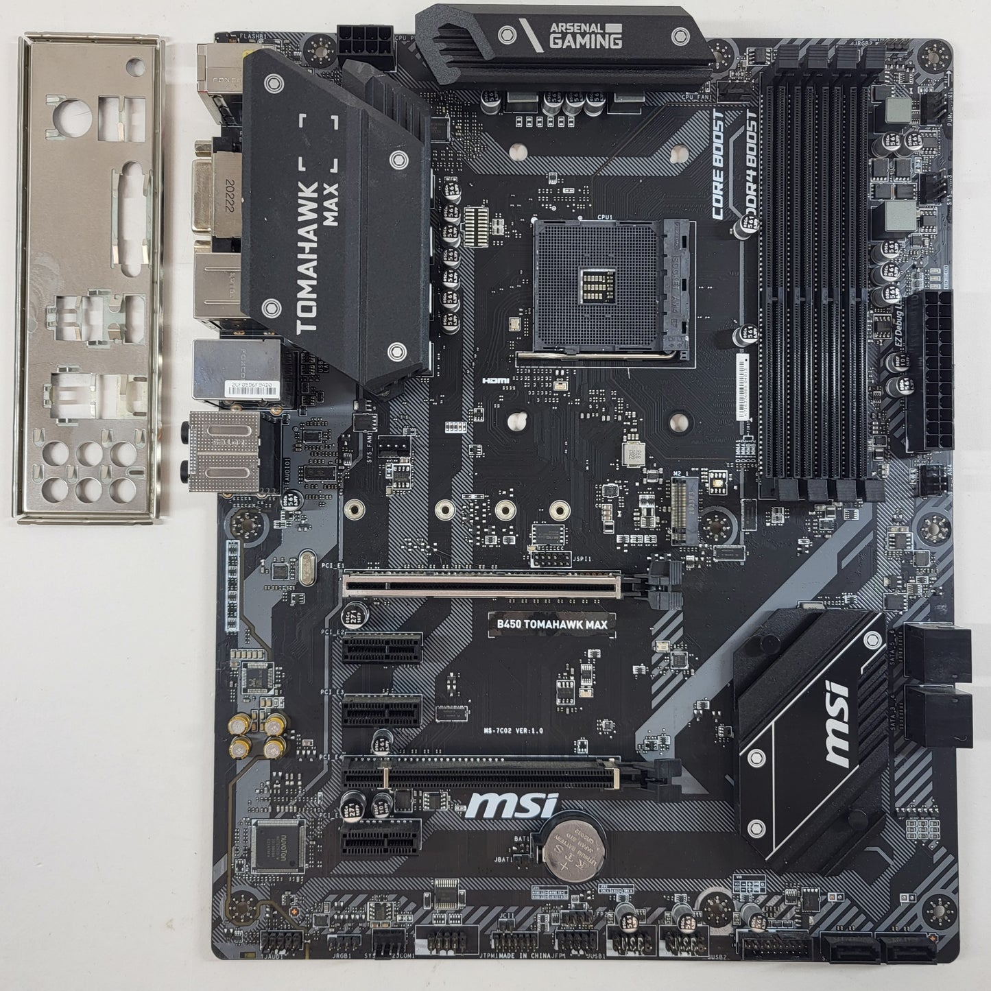 MSi B450 TOMAHAWK MAX AM4 ATX AMD DDR4 Motherboard
