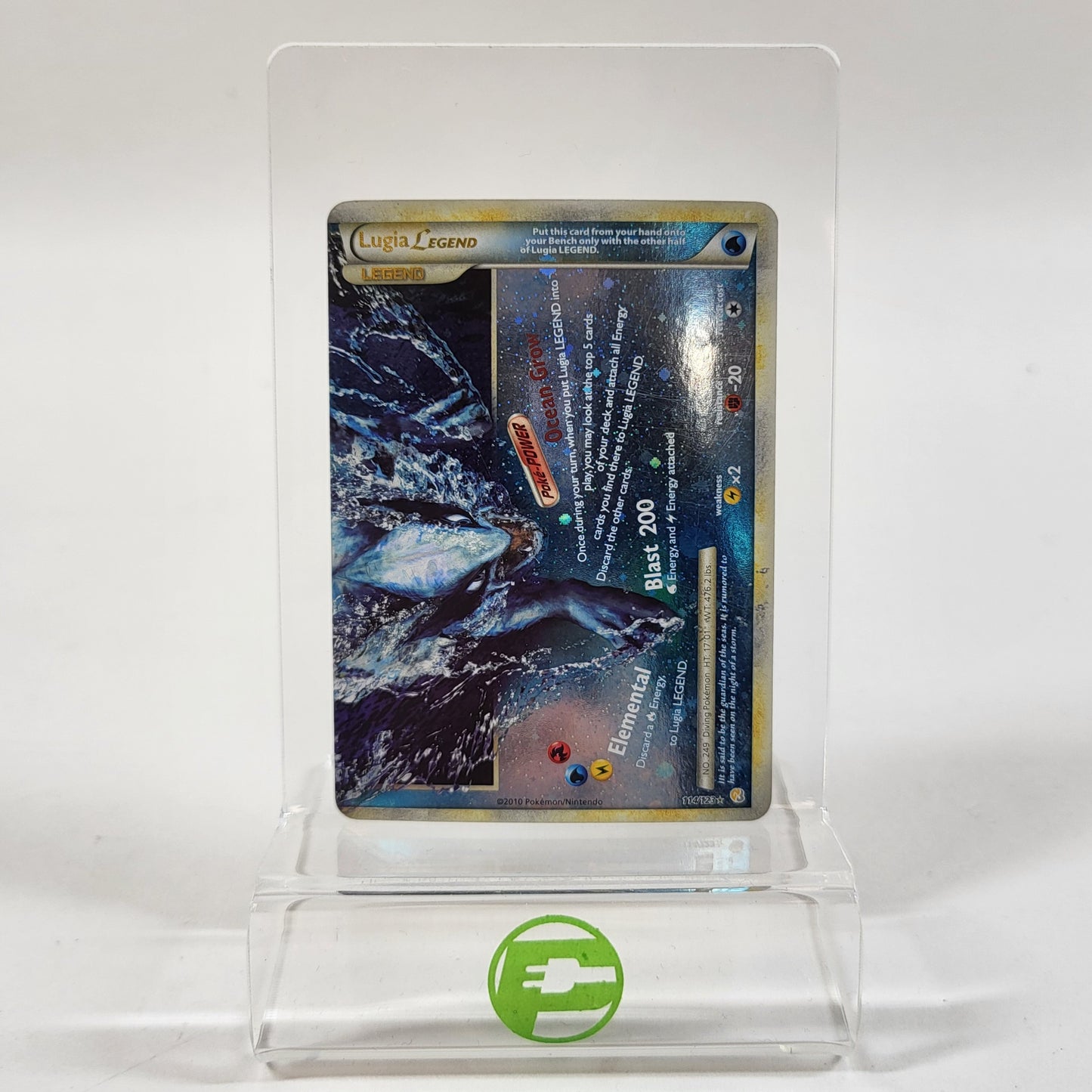 Pokémon TCG Heartgold & Soulsilver Lugia Legend (Bottom) 114/123 Ultra Rare ENG