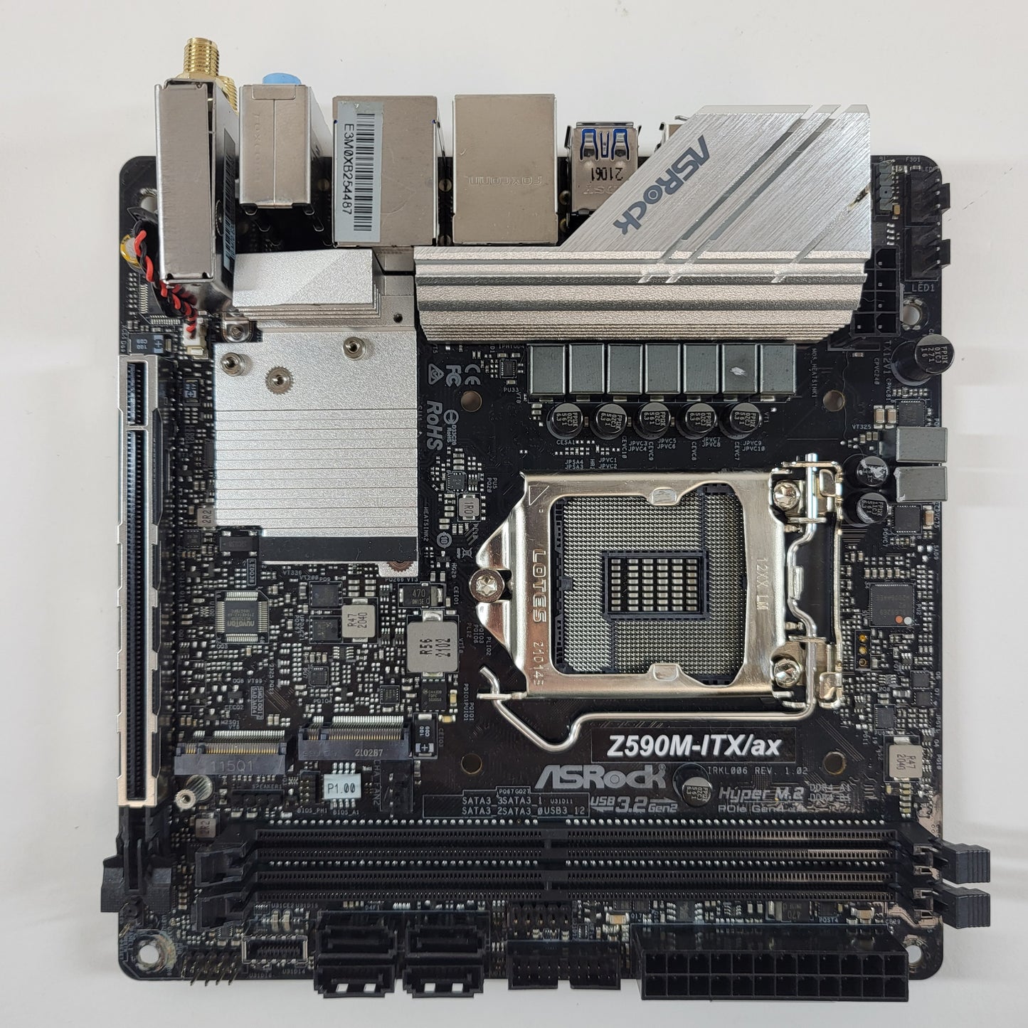 AsRock Z590M-ITX/AX LGA 1200 Mini-ITX Intel DDR4 Motherboard