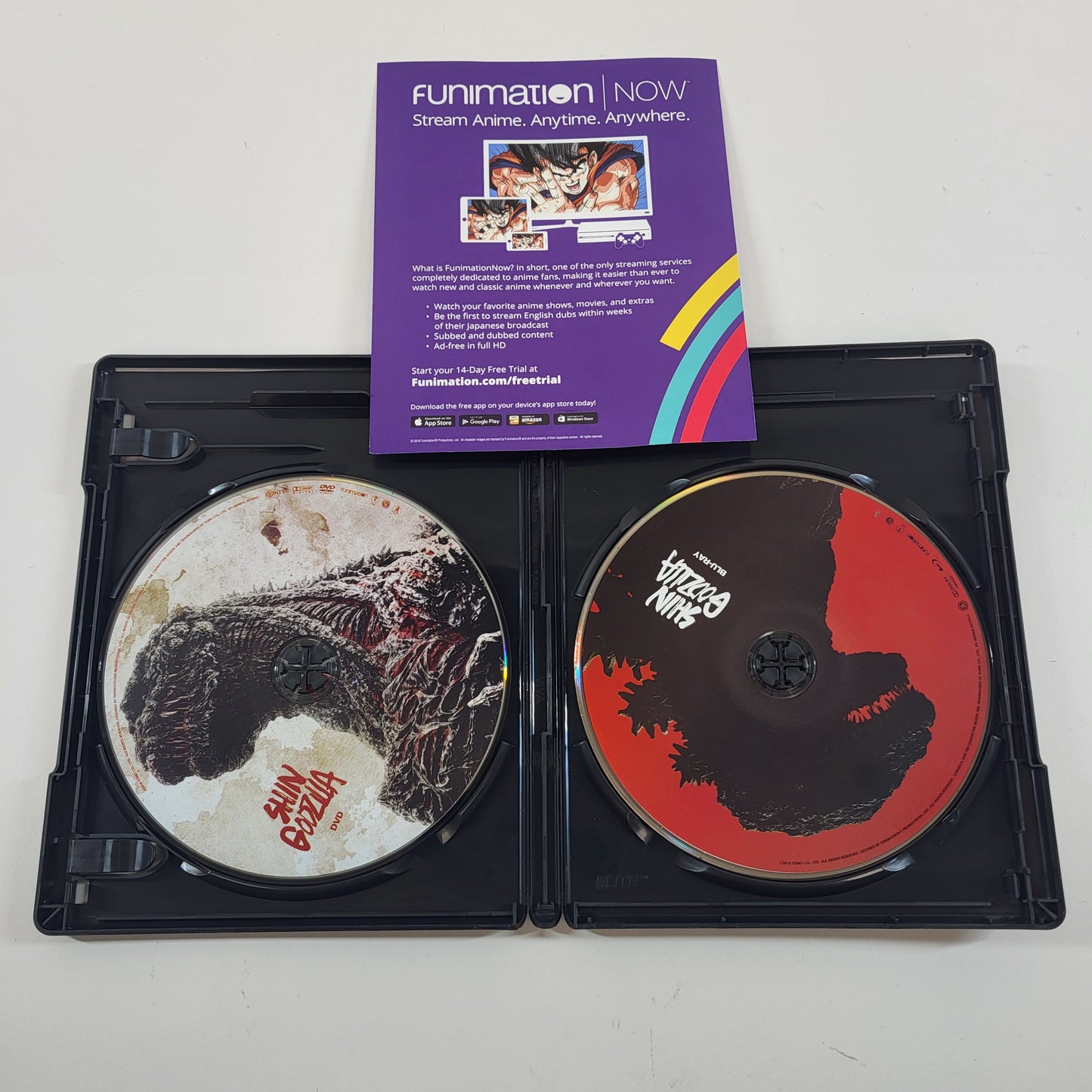 Shin Godzilla (Blu-ray + DVD + Digital HD UltraViolet, 2016) 2-Disc Set