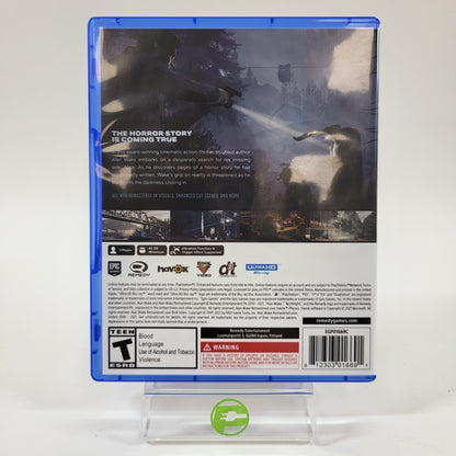 Alan Wake: Remastered (Sony PlayStation 5 PS5, 2021)