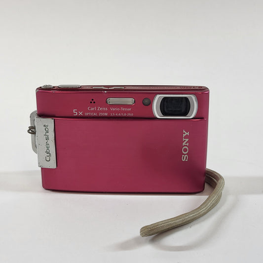 Broken Sony Super Steady Shot DSC-T200 8.1MP 4K Digital Camera Bad LCD