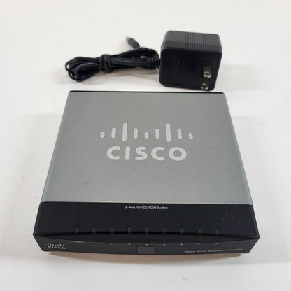 Cisco SD2008 8 Port 10/100/1000 Gigabit Ethernet Switch with Power Adapter