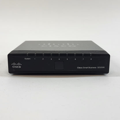 Cisco SD2008 8 Port 10/100/1000 Gigabit Ethernet Switch with Power Adapter