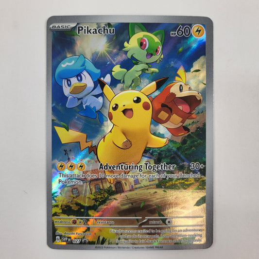 Pokémon TCG Paldea Pikachu 027 Holo English