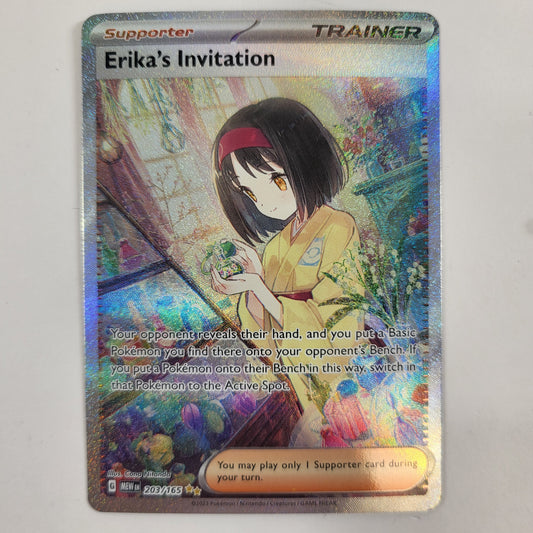 Pokémon TCG Scarlet & Violet Ericka's Invitation 203/165 Holo English