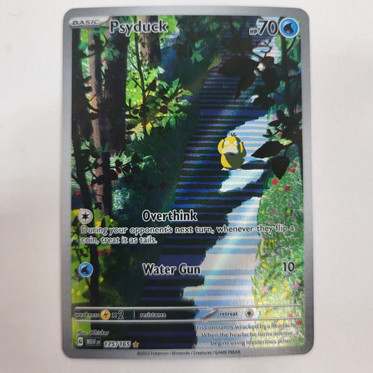 Pokémon TCG Scarlet & Violet Psyduck 175/165 Holo English