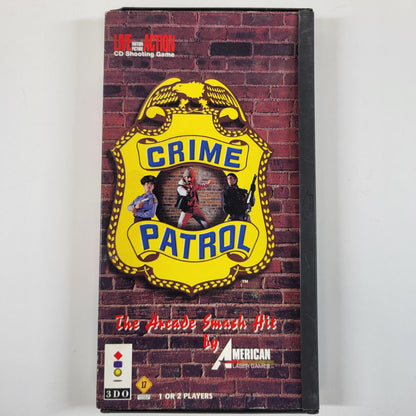 Crime Patrol Panasonic 3DO American Laser Games FMV Interactive Shooter