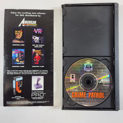 Crime Patrol Panasonic 3DO American Laser Games FMV Interactive Shooter