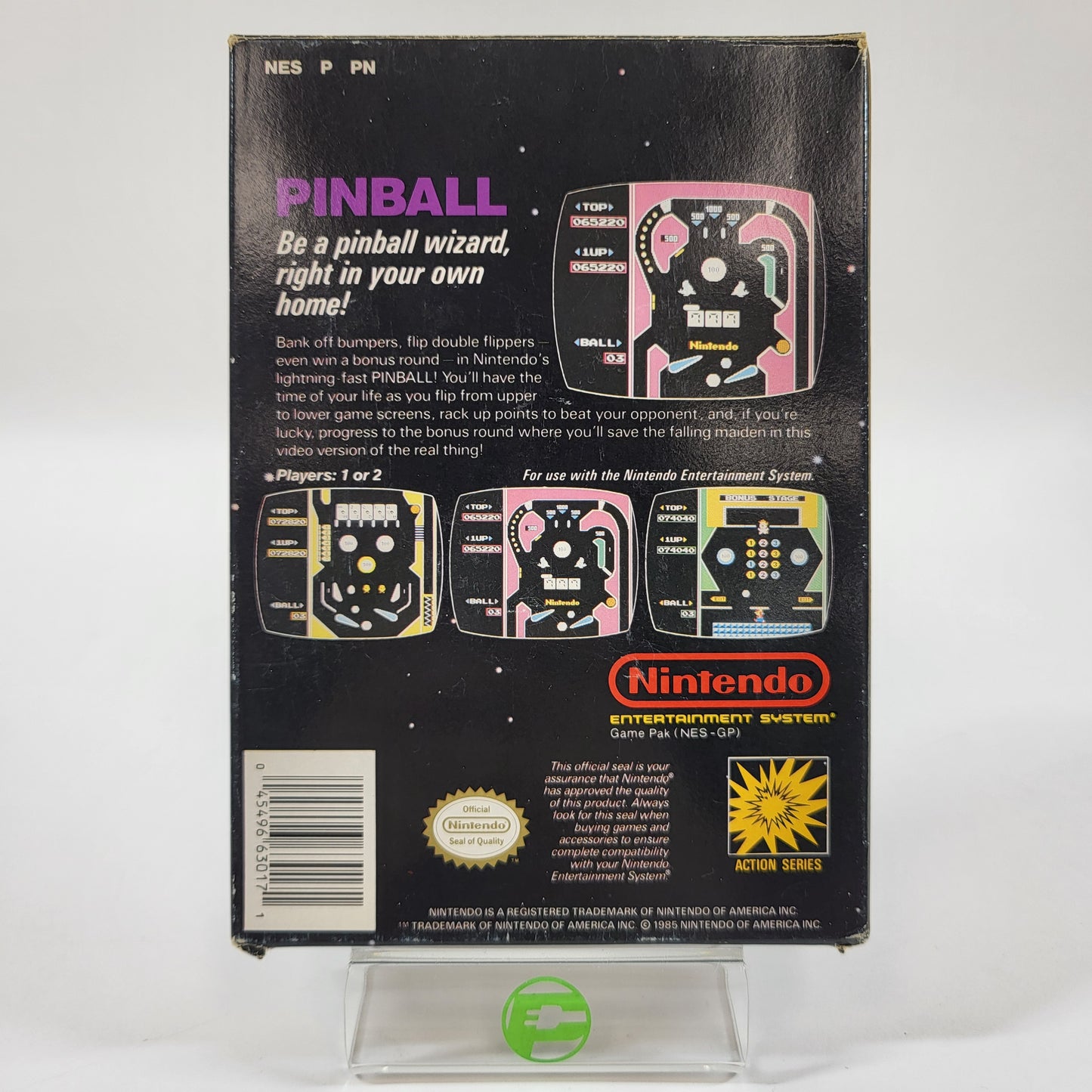 Pinball (Nintendo NES, 1985)