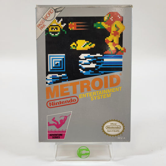 Metroid (Nintendo NES, 1987) Item and Box