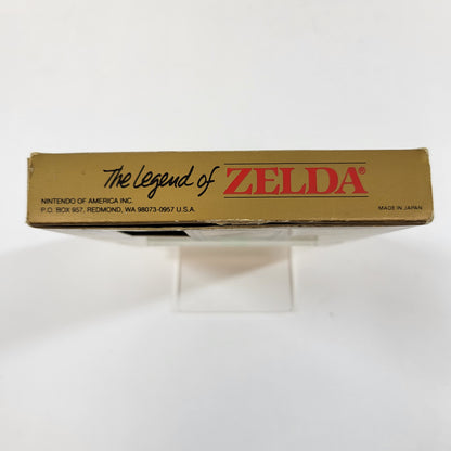 Legend of Zelda NES 1987 Original Gold Box Cart Cleaned Tested Maps Booklet