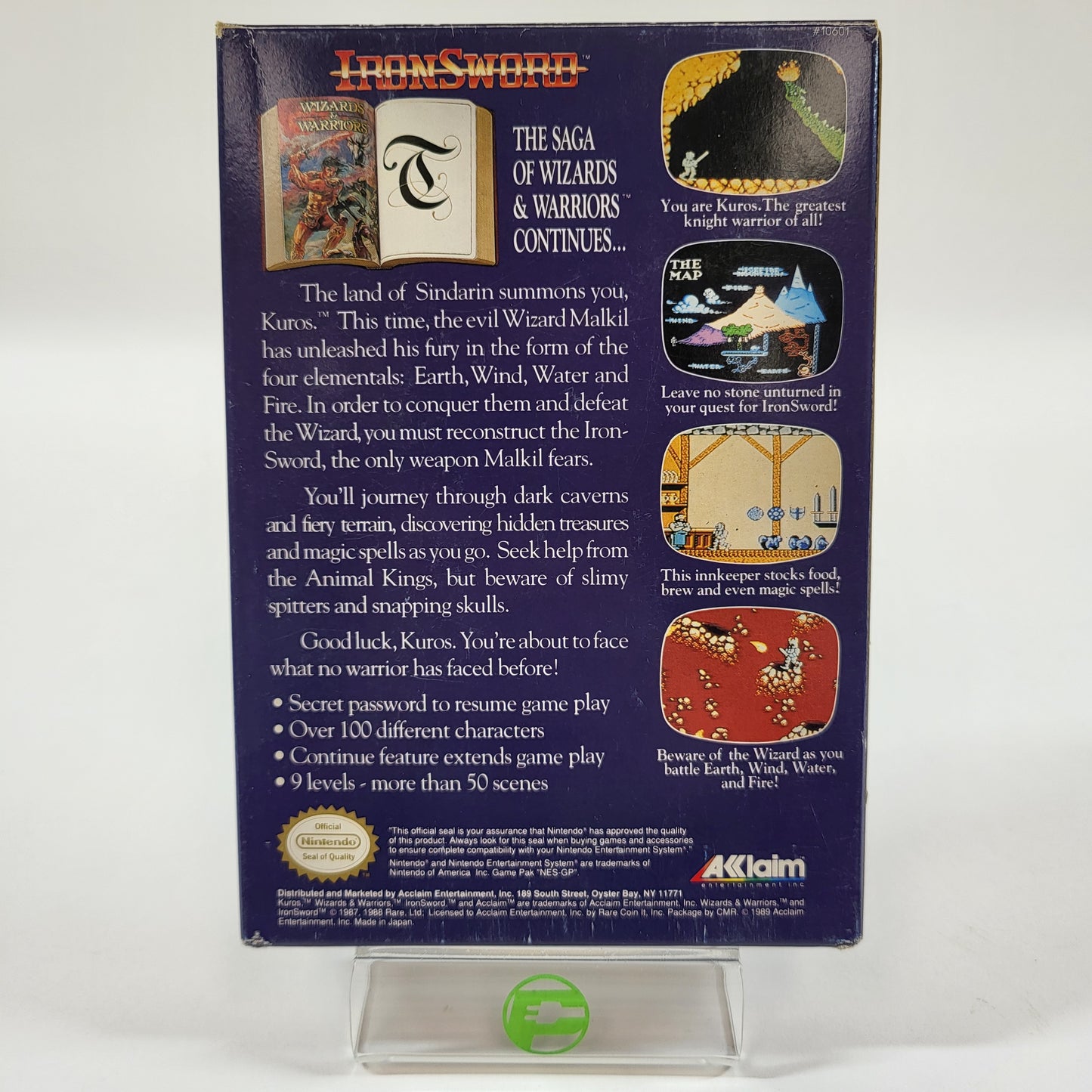 Iron Sword Wizards and Warriors II (Nintendo NES, 1989)